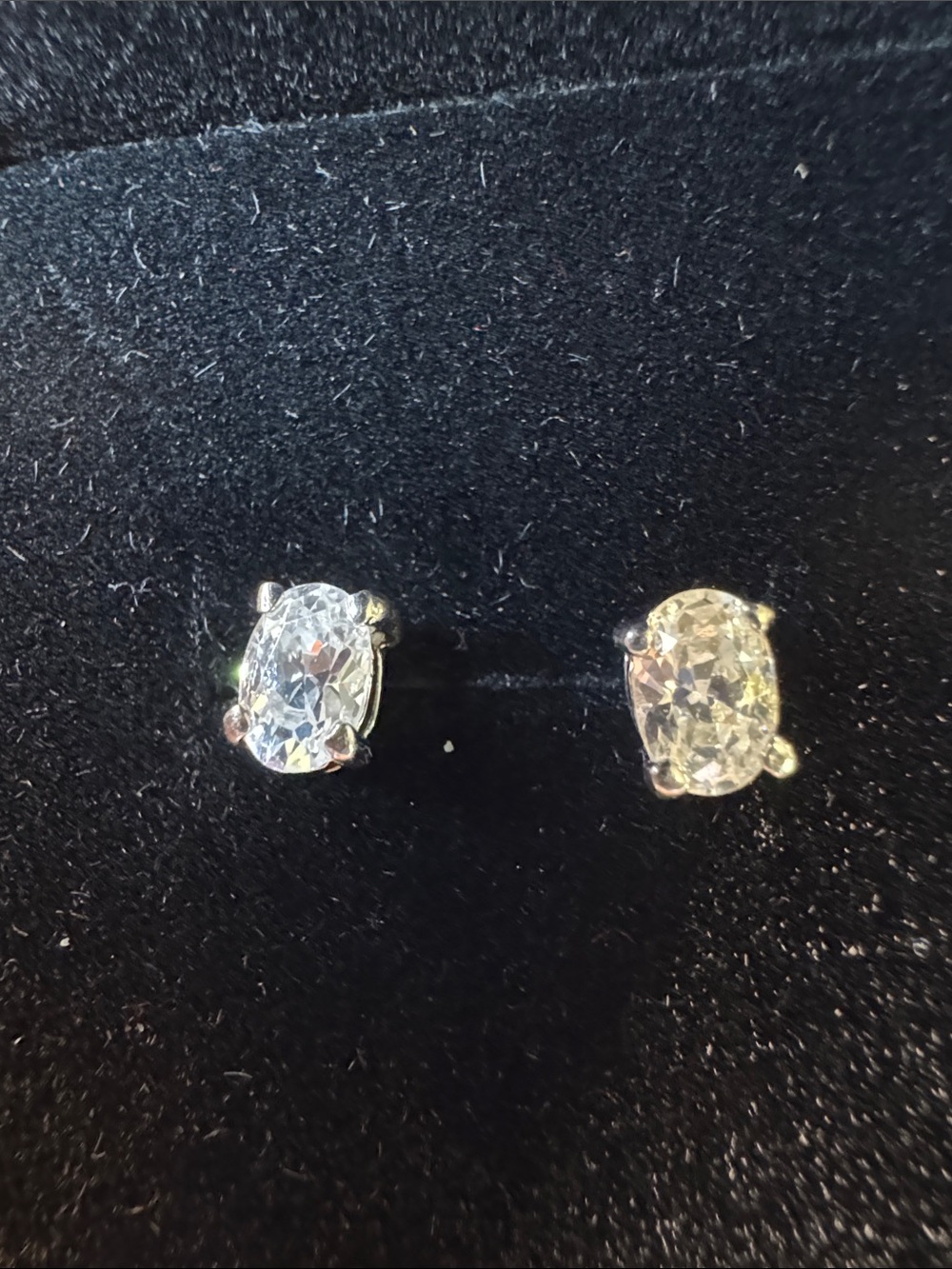 3200-Swarovski Crystal Element post earrings. Velvet box included.
